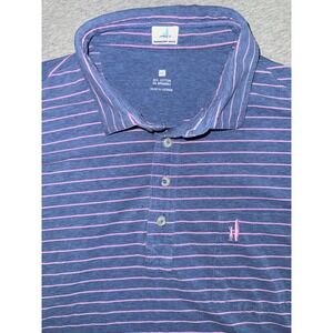 johnnie-O Men's Hangin Out Shirt Size XL Blue Pink Golf Neese Oceanside Coastal